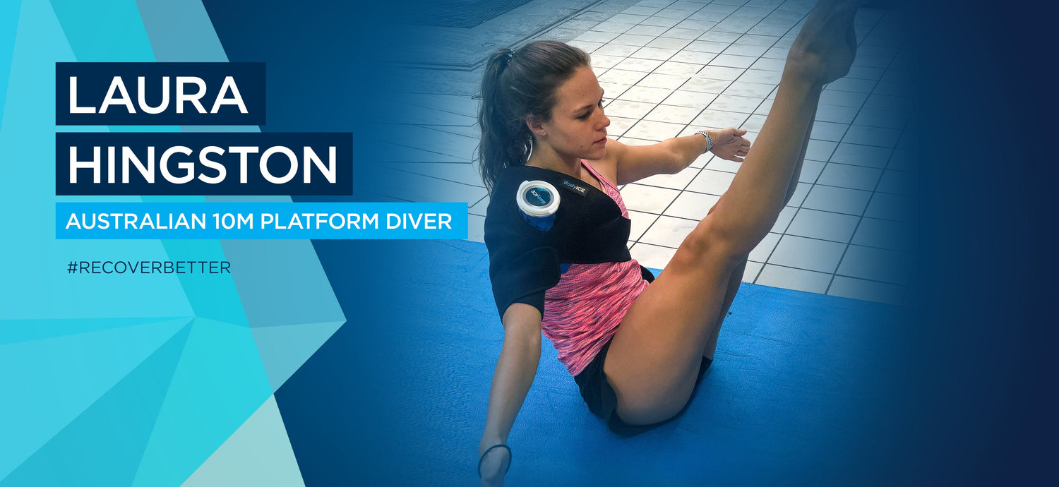 Recover Better with Laura Hingston - Australian 10m platform diver - BodyICE Australia