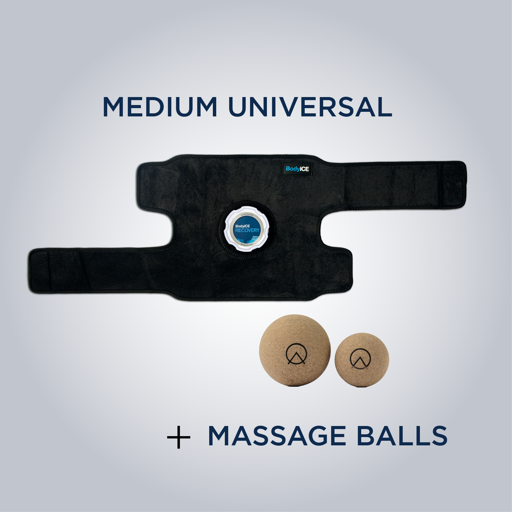 Medium Knee Ice Pack & Massage Ball Combo