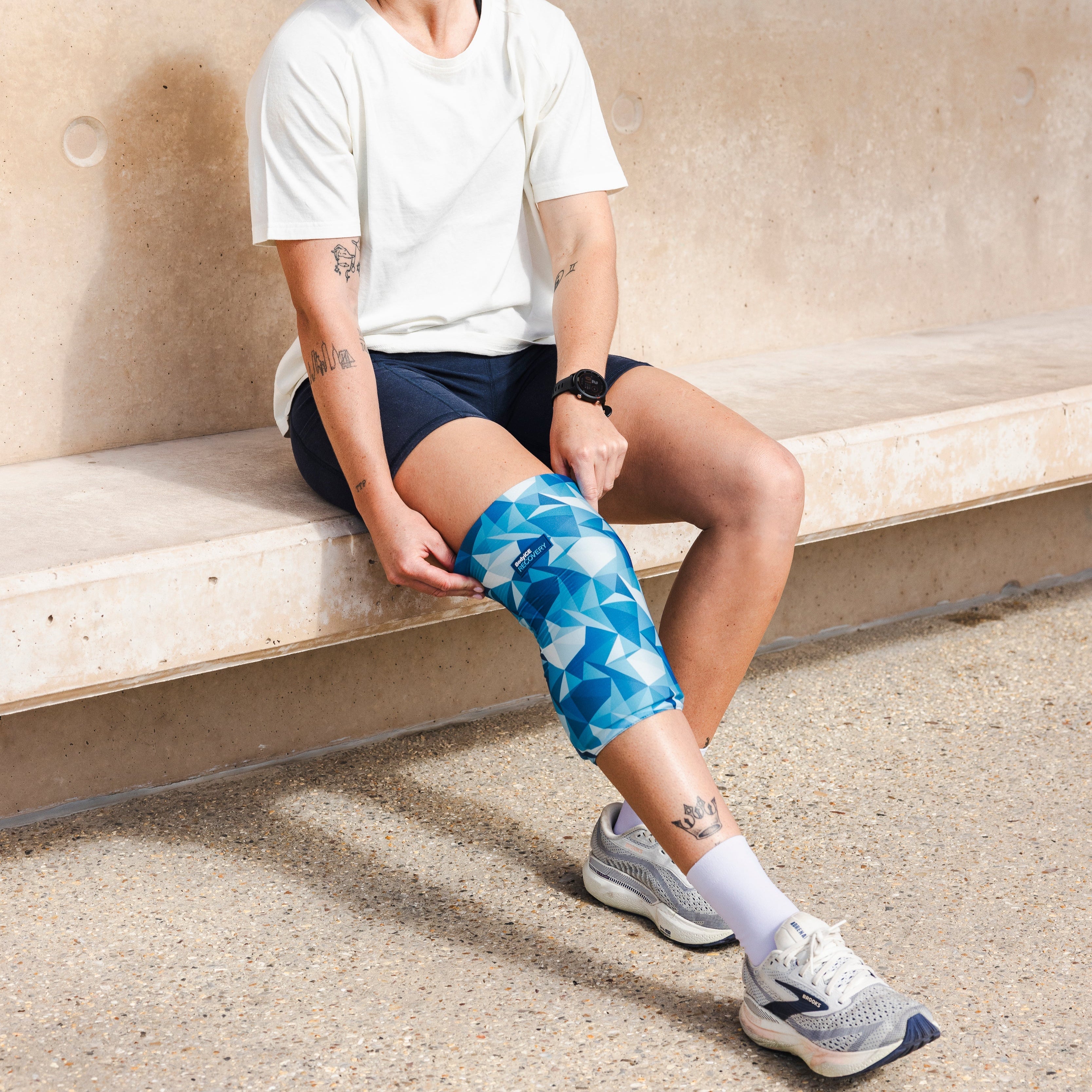 Medium Compression Gel Sleeve Duo BodyICE Australia
